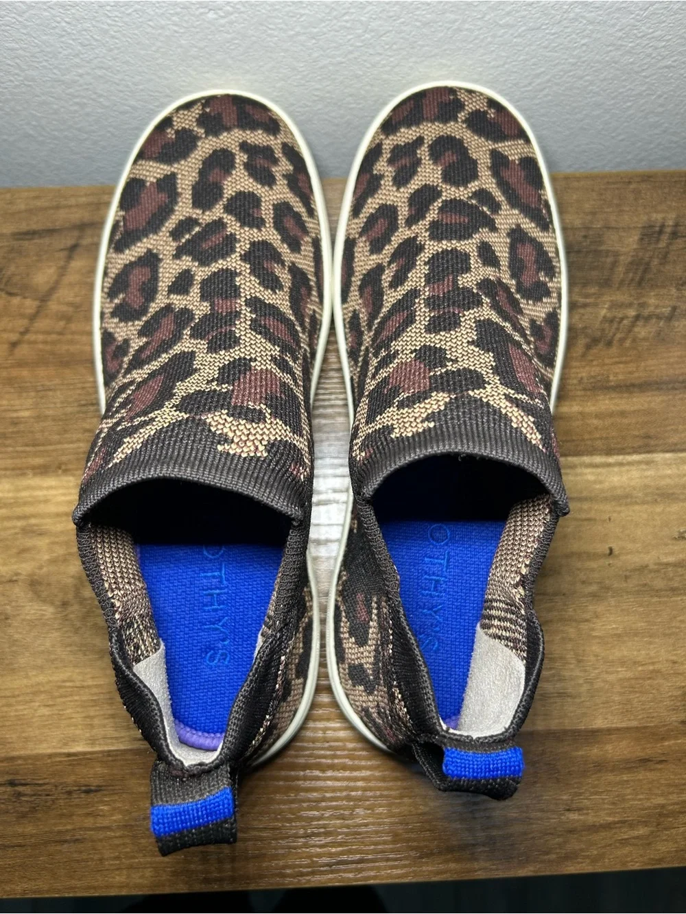 Women’s Slip-On Sneakers in Leopard Print - Brown/Black